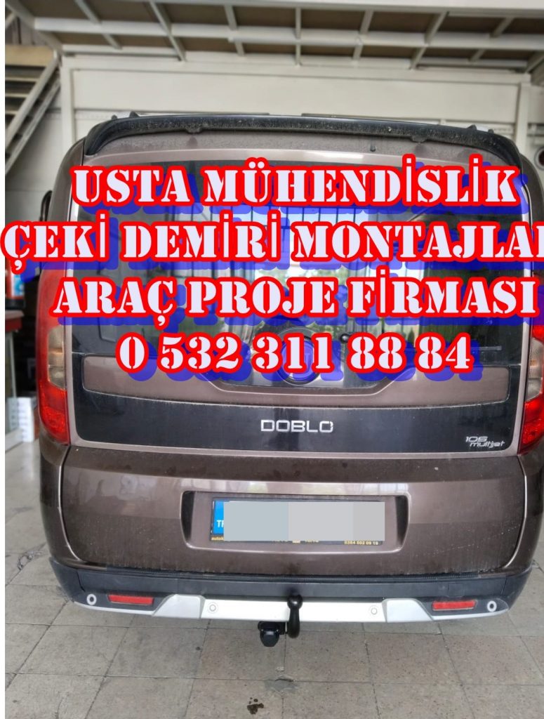 fıat doblo kamyonet çeki demiri takama montajı ve araç proje ankara usta mühendislik 05323118894