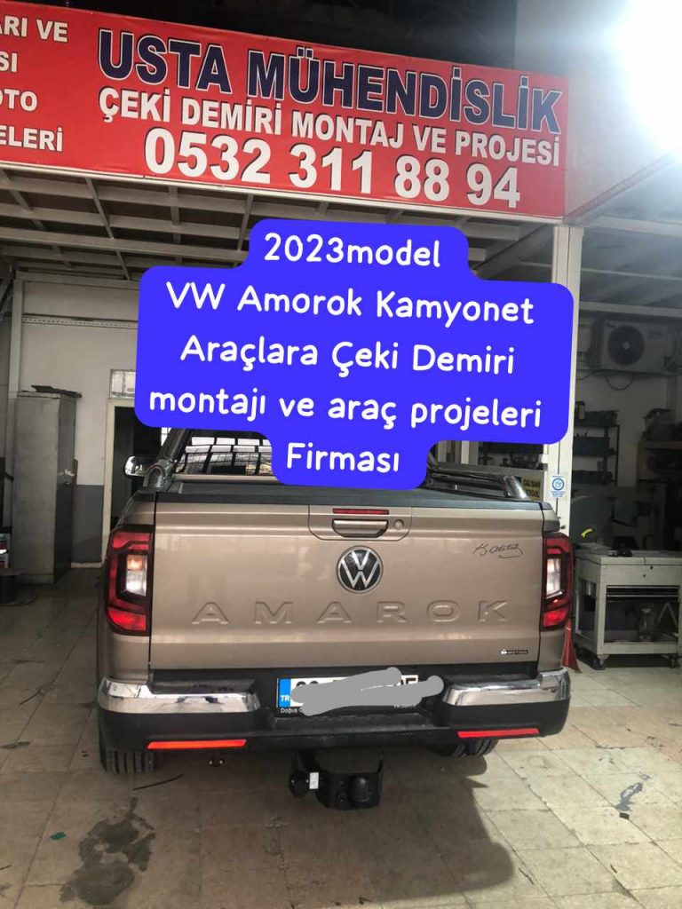 VOLSWAGEN AMAROK Çeki Demiri takma Montajı ve araç proje firması ankara usta mühendislik ANKARA DA 05323118894